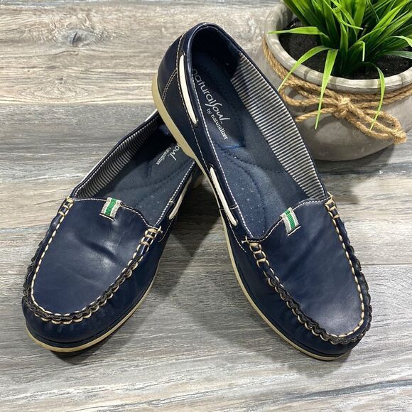 Natural Soul Shoes - Natural Soul Loafers Boat Shoes Size 8